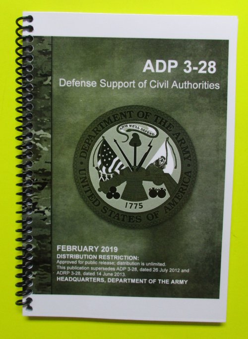 ADP 3-28, Defense Support of Civil Authorities - Mini size